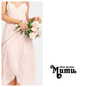 Show Me Your MuMu Mariah in Dusty Rose Chiffon